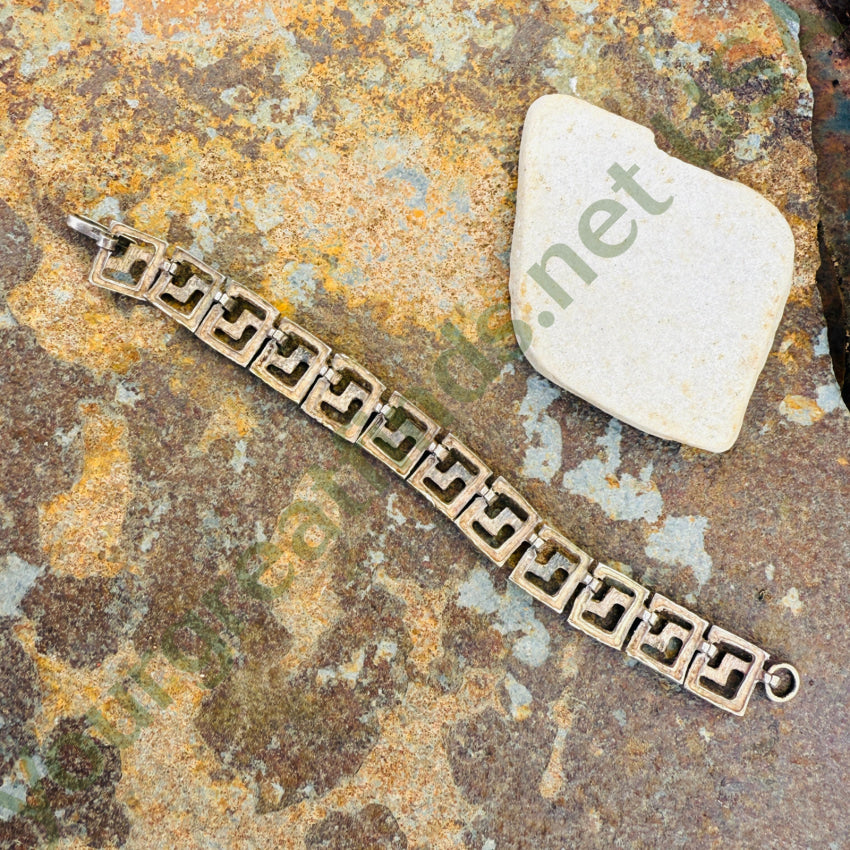 Sterling Silver Modernist Panel Bracelet bracelet