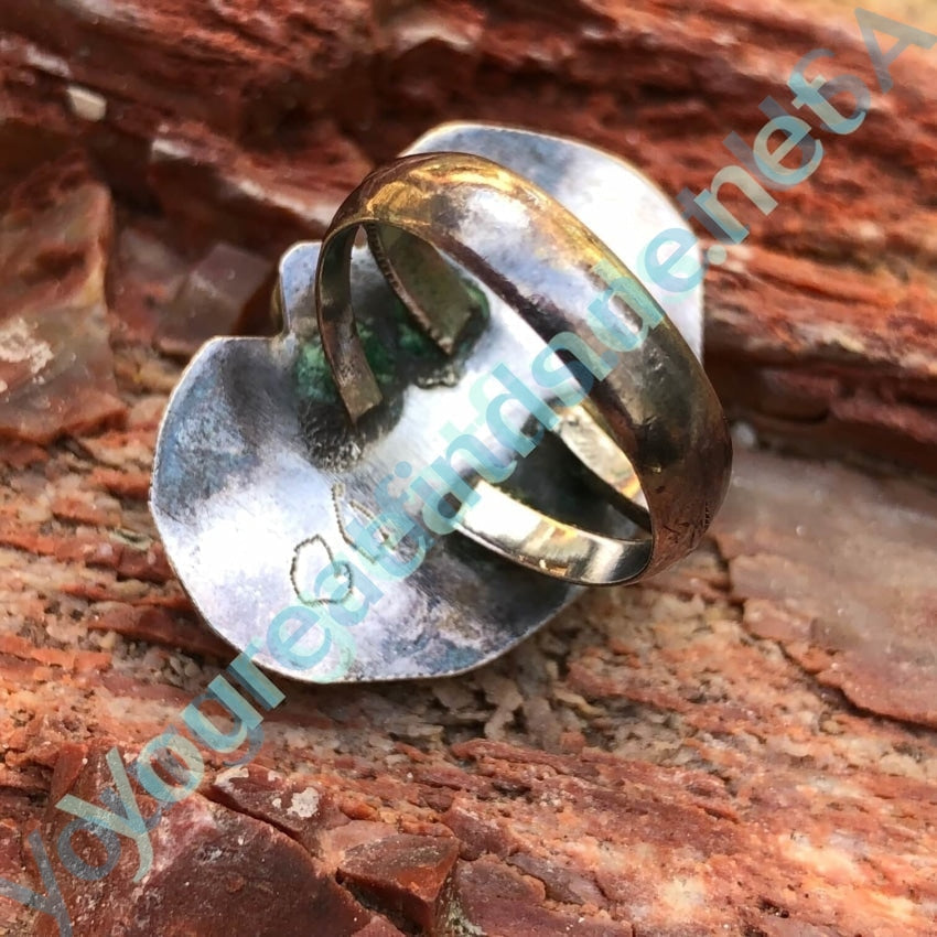 Sterling Silver Navajo Turquoise Ring Size 6 1/4 Yourgreatfinds