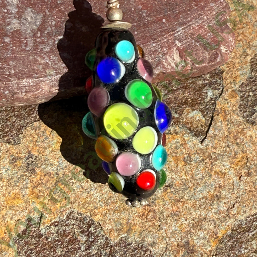 Sterling Silver Polka-Dot Pendant pendant