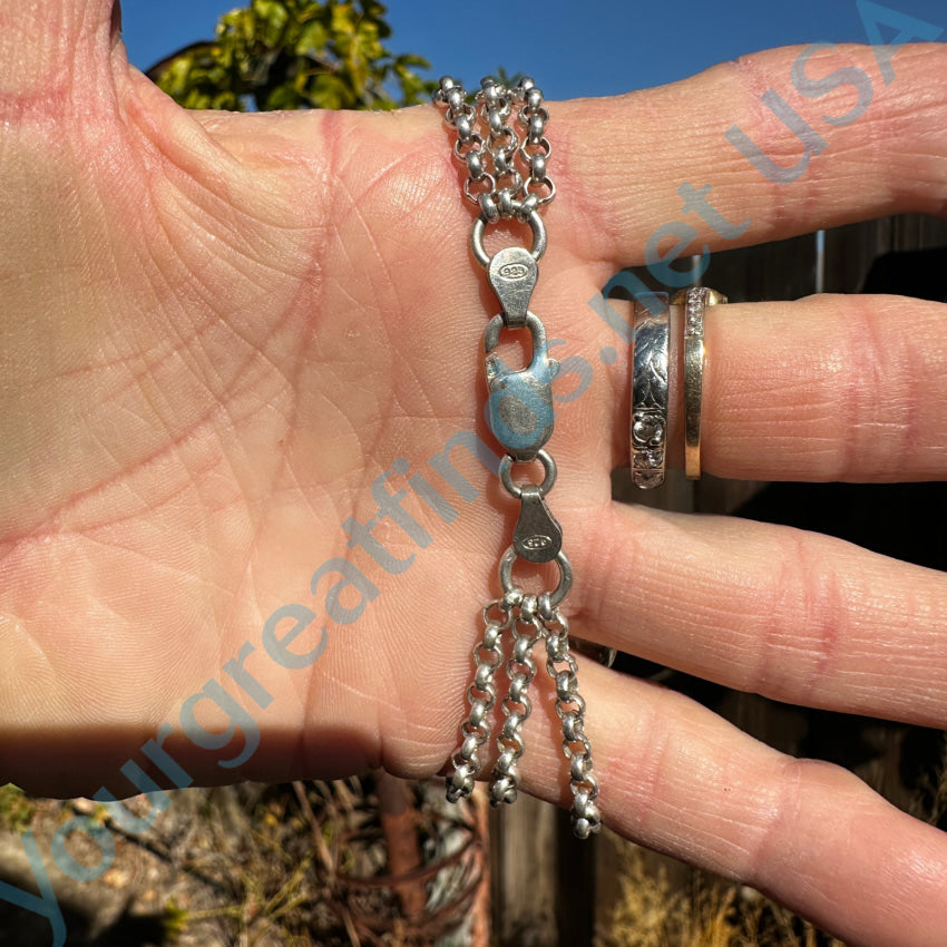 Sterling Silver Puffy Heart Bracelet Bracelet