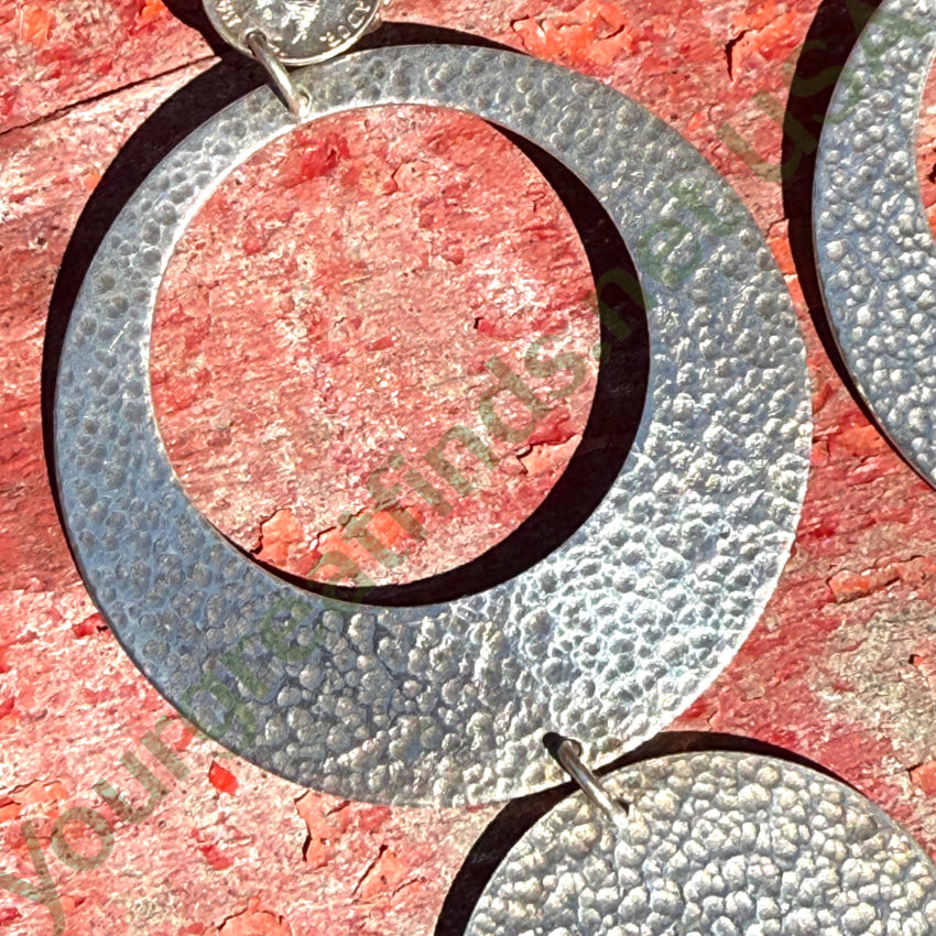 Sterling Silver Shoulder Duster Pierced Post Hoop Earrings LIVE SALE Earrings