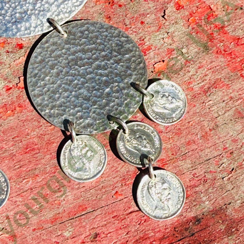 Sterling Silver Shoulder Duster Pierced Post Hoop Earrings LIVE SALE Earrings