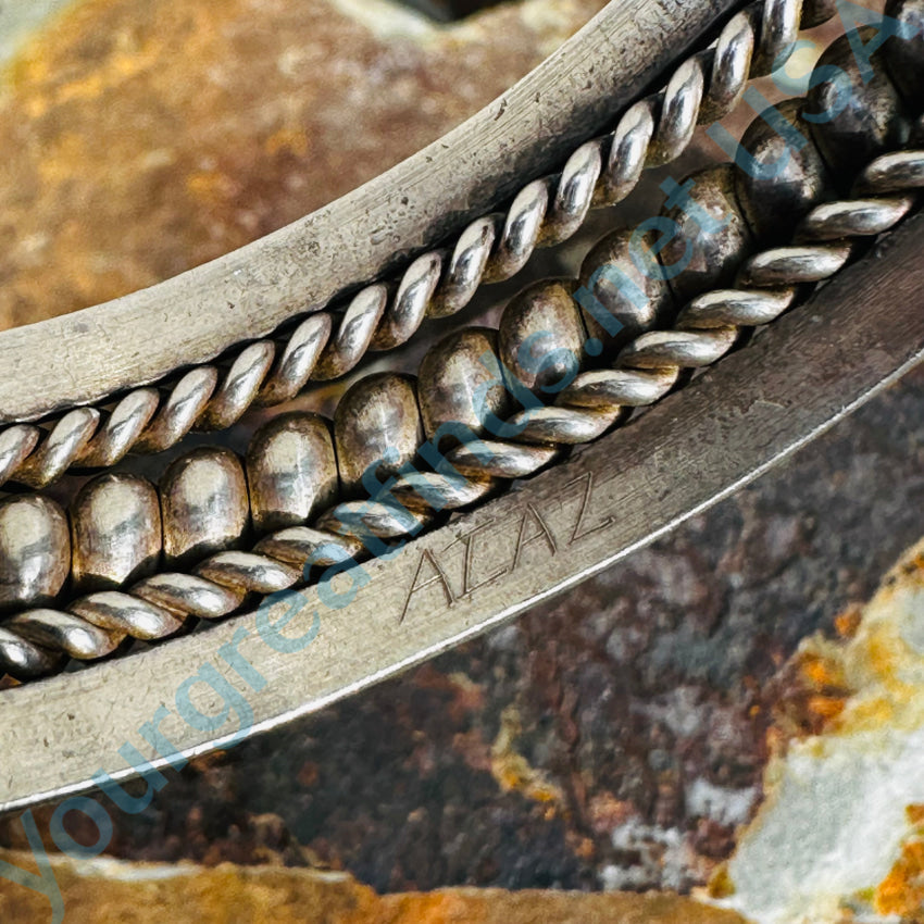 Sterling Silver Southwestern Style Twisted Wire Cuff Bracelet Bracelet