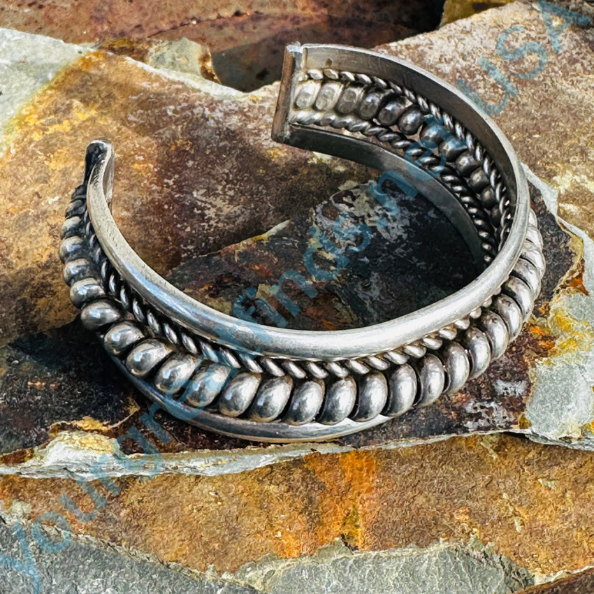 Sterling Silver Southwestern Style Twisted Wire Cuff Bracelet Bracelet