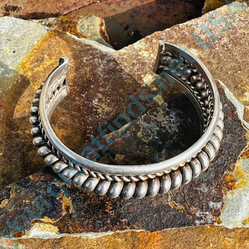 Sterling Silver Southwestern Style Twisted Wire Cuff Bracelet Bracelet