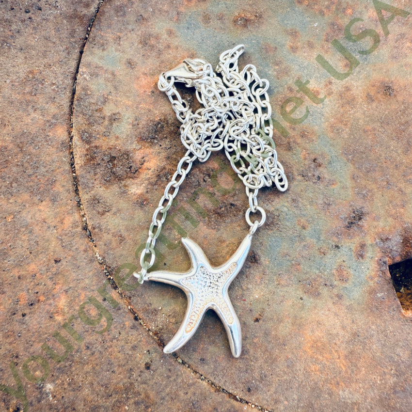 Sterling Silver Starfish Necklace necklace