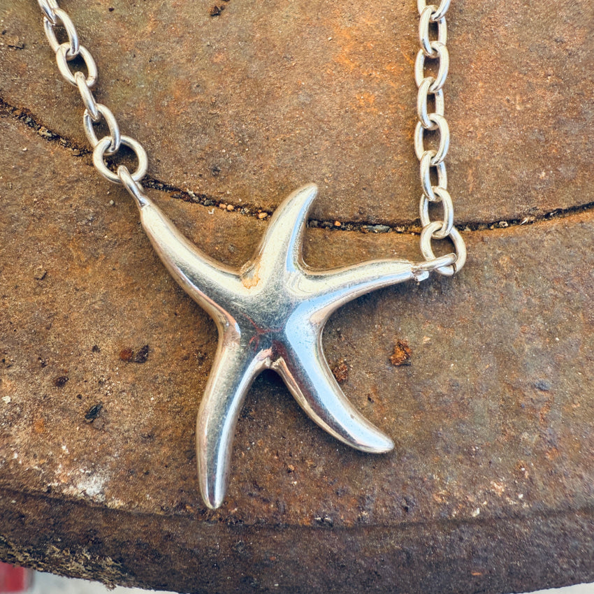 Sterling Silver Starfish Necklace necklace