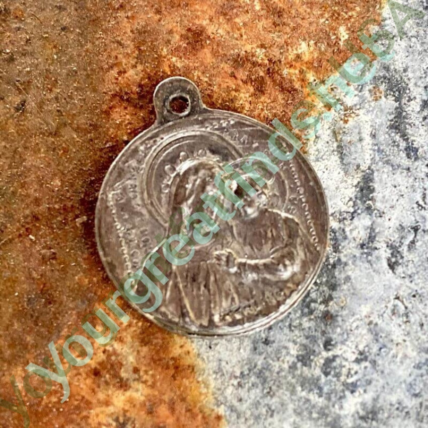 Sterling Silver Sweet Heart Of Jesus Devotional Metal Pendant Yourgreatfinds