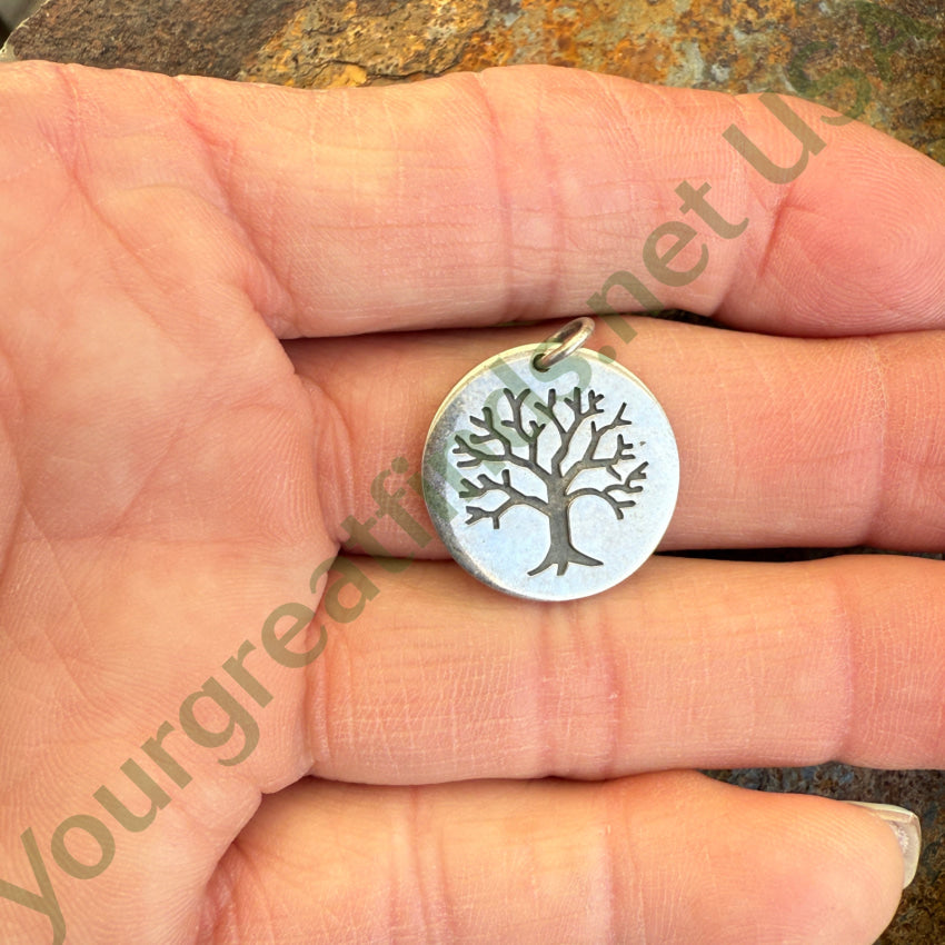 Sterling Silver Tree Of Life Medallion Pendant pendant