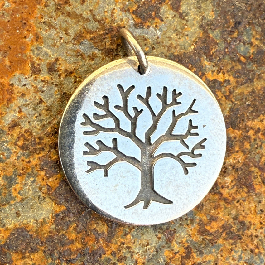 Sterling Silver Tree Of Life Medallion Pendant pendant