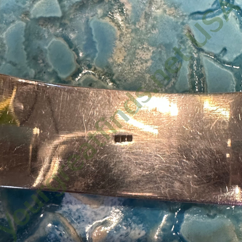 Sterling Silver Turquoise Gemstone Confetti Cuff Bracelet