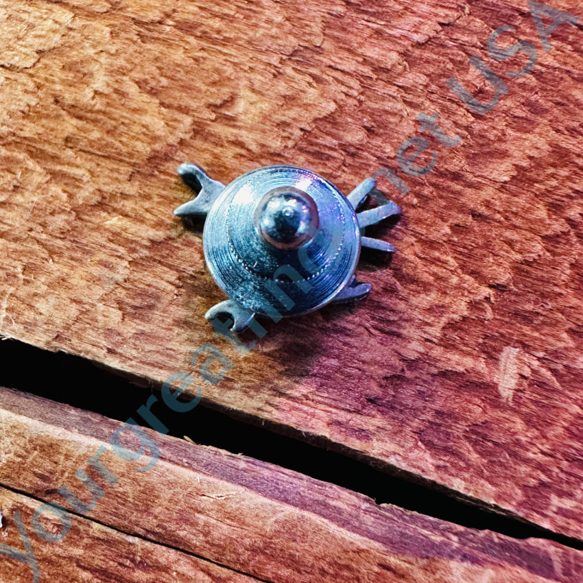 Sterling Silver & Turquoise Quail Straight Back Pin Tie Tack Tie Tack Pin