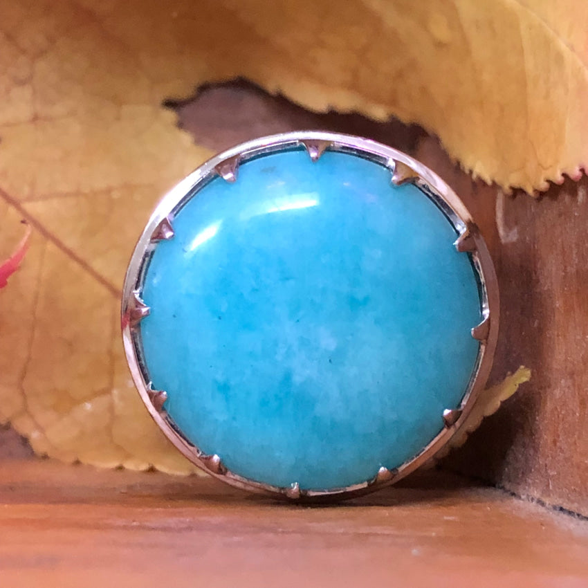 Sterling Silver & Turquoise Ring Size 9 Ring