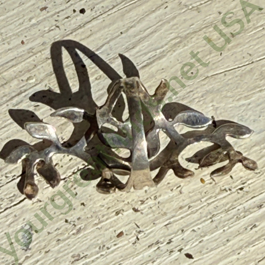 Sterling Silver Vine Long Ring Size 7 ring
