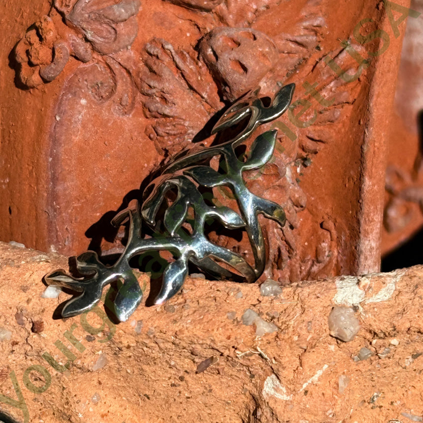 Sterling Silver Vine Long Ring Size 7 ring