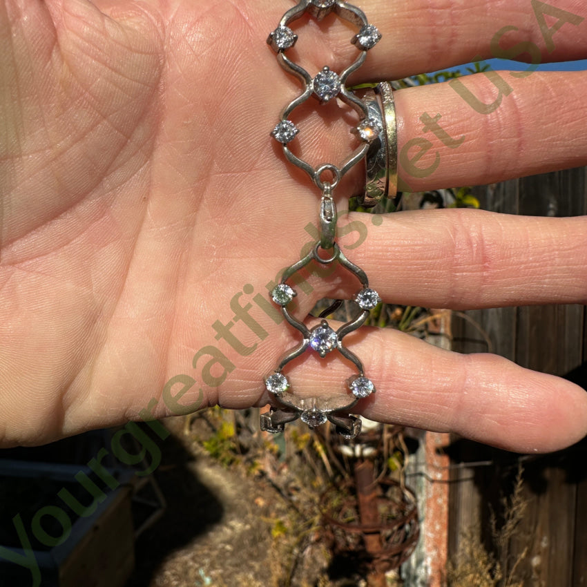 Sterling Silver & White Ubic Zirconia Tennis Bracelet Bracelet