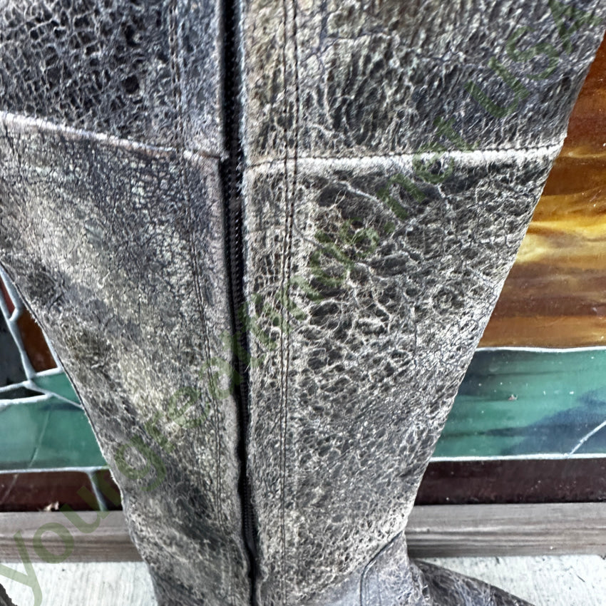 Steven Madden Reins Distressed Leather “Riding” Boots Size 7 Boots