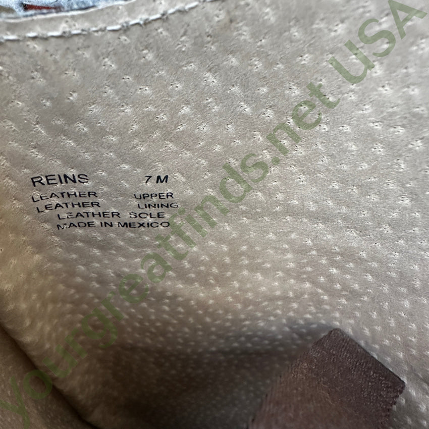 Steven Madden Reins Distressed Leather “Riding” Boots Size 7 Boots