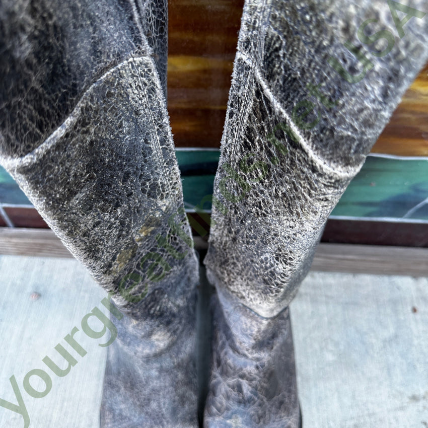 Steven Madden Reins Distressed Leather “Riding” Boots Size 7 Boots