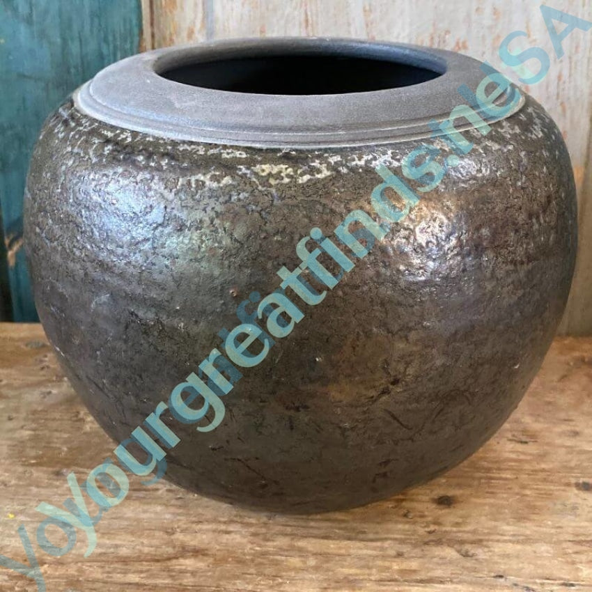 Studio Stoneware Pot by Peter C Vallez 1992 Yourgreatfinds