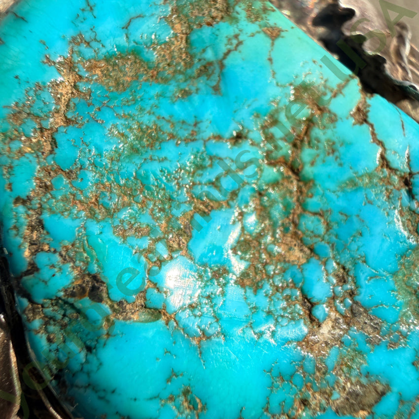 Stunning Navajo Sterling Silver & Turquoise Cuff Bracelet bracelet