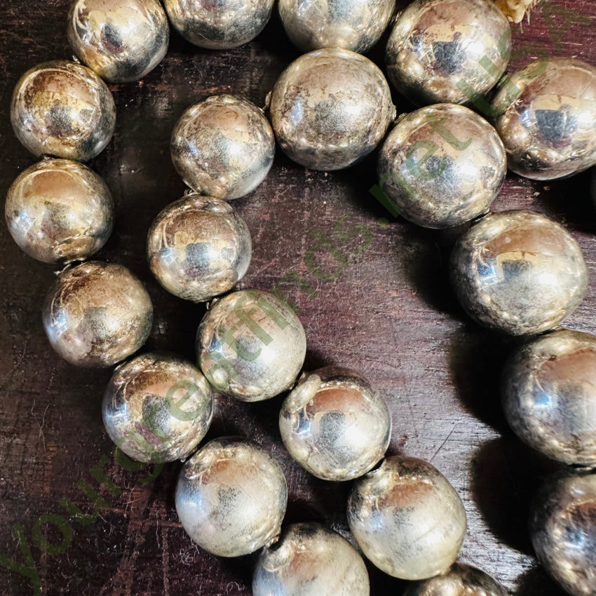 Taxco Sterling Silver Pearls Necklace 28 Inches Long Necklace