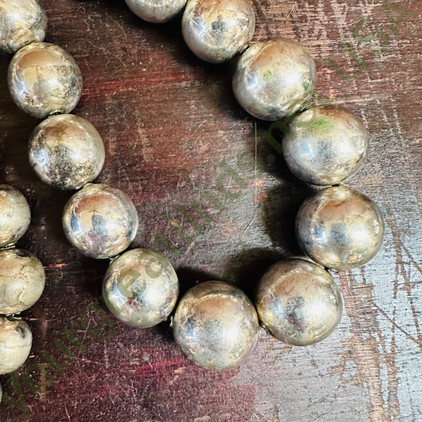 Taxco Sterling Silver Pearls Necklace 28 Inches Long Necklace