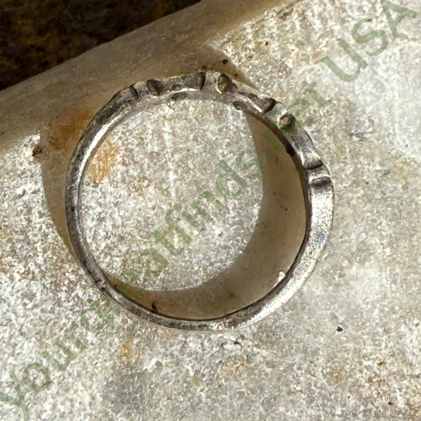 The Tiniest Victorian Sterling Silver Baby Ring ring
