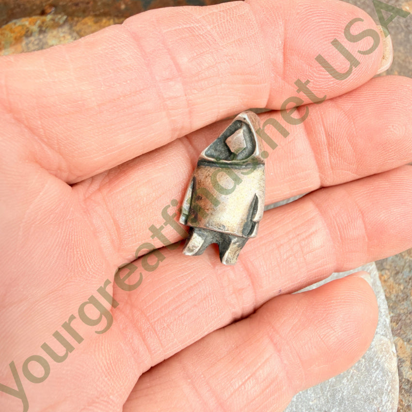 Thulemanden Sterling Silver Pendant Vintage Thule man pendant