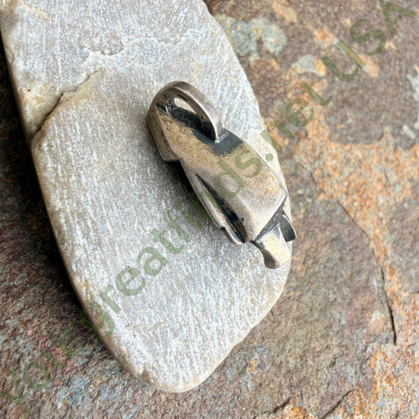 Thulemanden Sterling Silver Pendant Vintage Thule man pendant