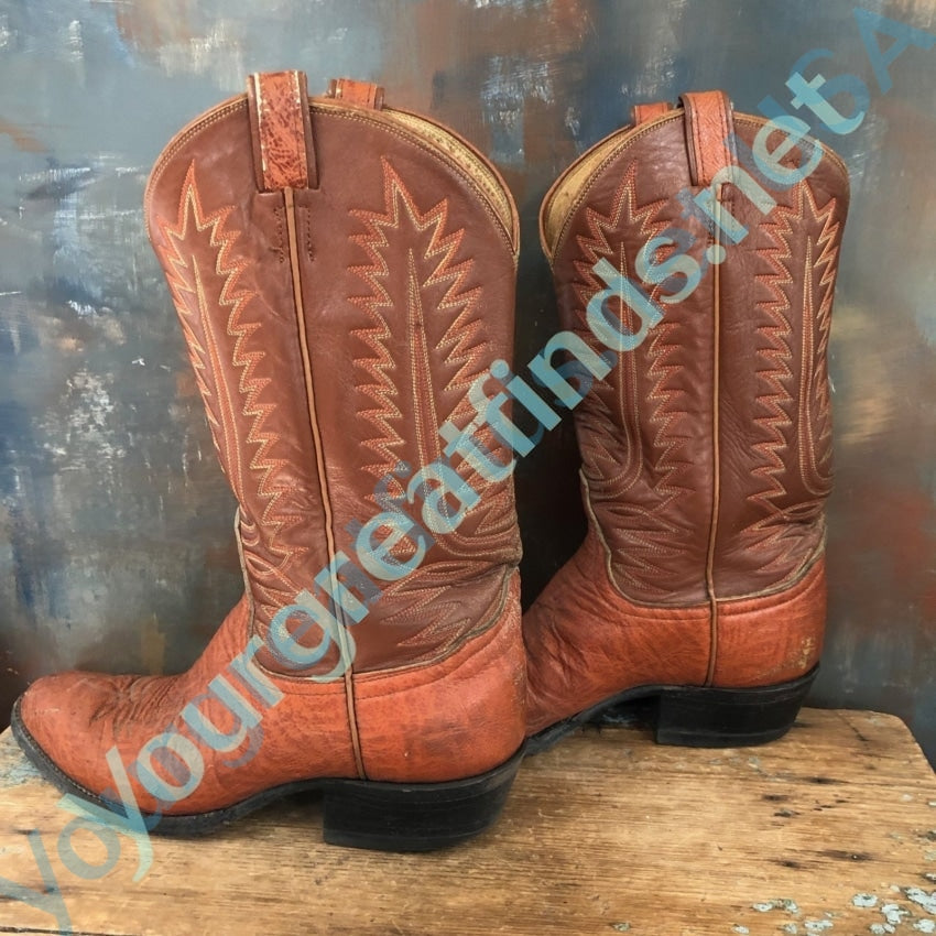 Tony Lama Mens Cowboy Boots Style 8057 Size 10 D Yourgreatfinds