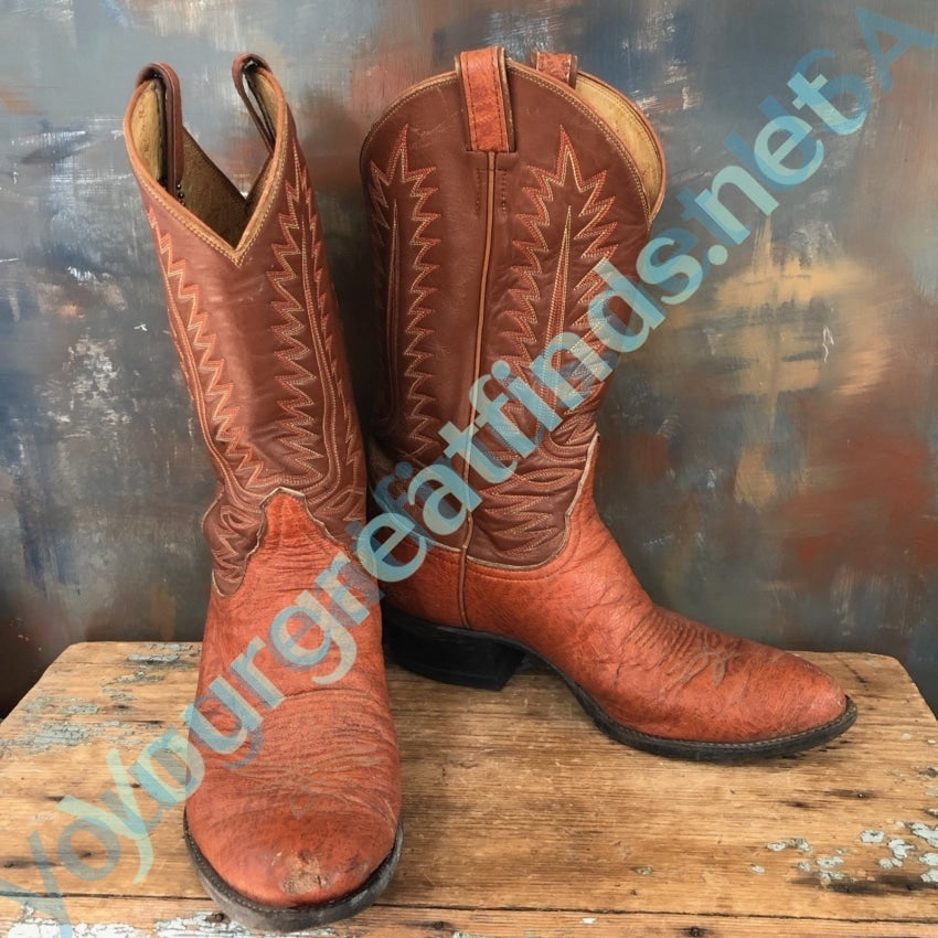 Tony Lama Mens Cowboy Boots Style 8057 Size 10 D Yourgreatfinds