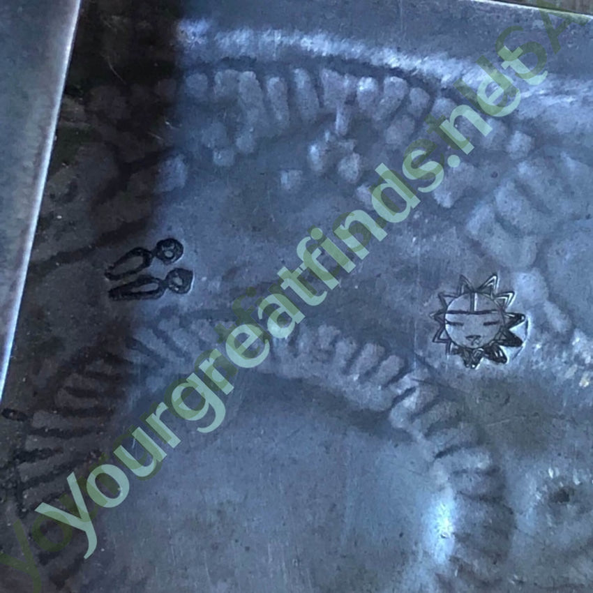 Turquoise Sterling Silver Belt Buckle Hopi Fermin Hawee Yourgreatfinds