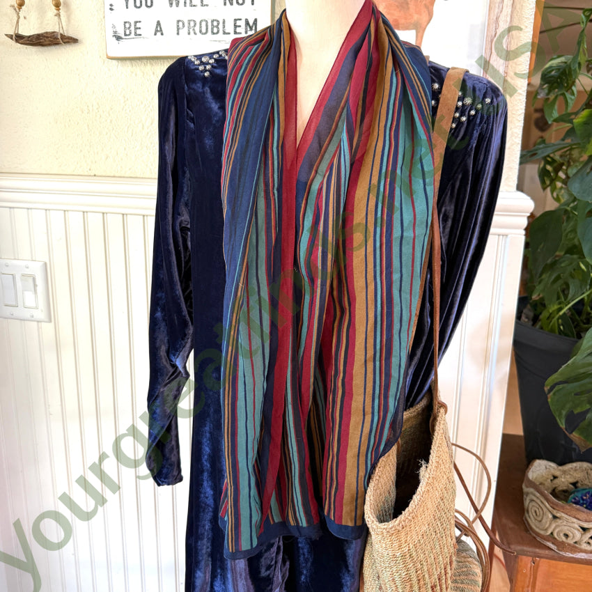 Two Vintage Long Scarves Scarf