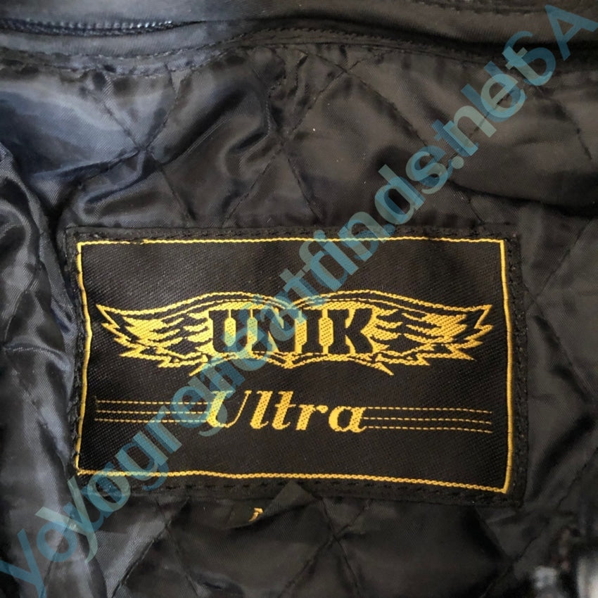 Unik Ultra Black Leather Motorcycle Ladies Jacket - Yourgreatfinds