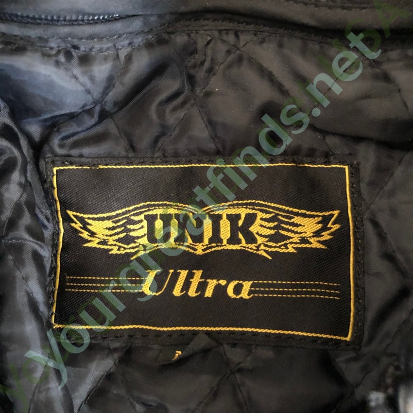 Unik Ultra Black Leather Motorcycle Ladies Jacket Yourgreatfinds