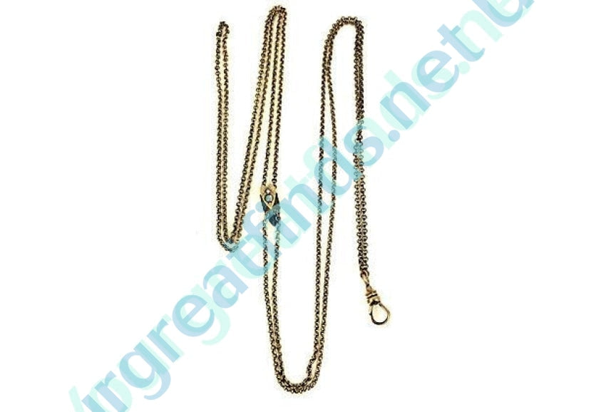 Victorian Gold-Filled Watch Chain Yourgreatfinds