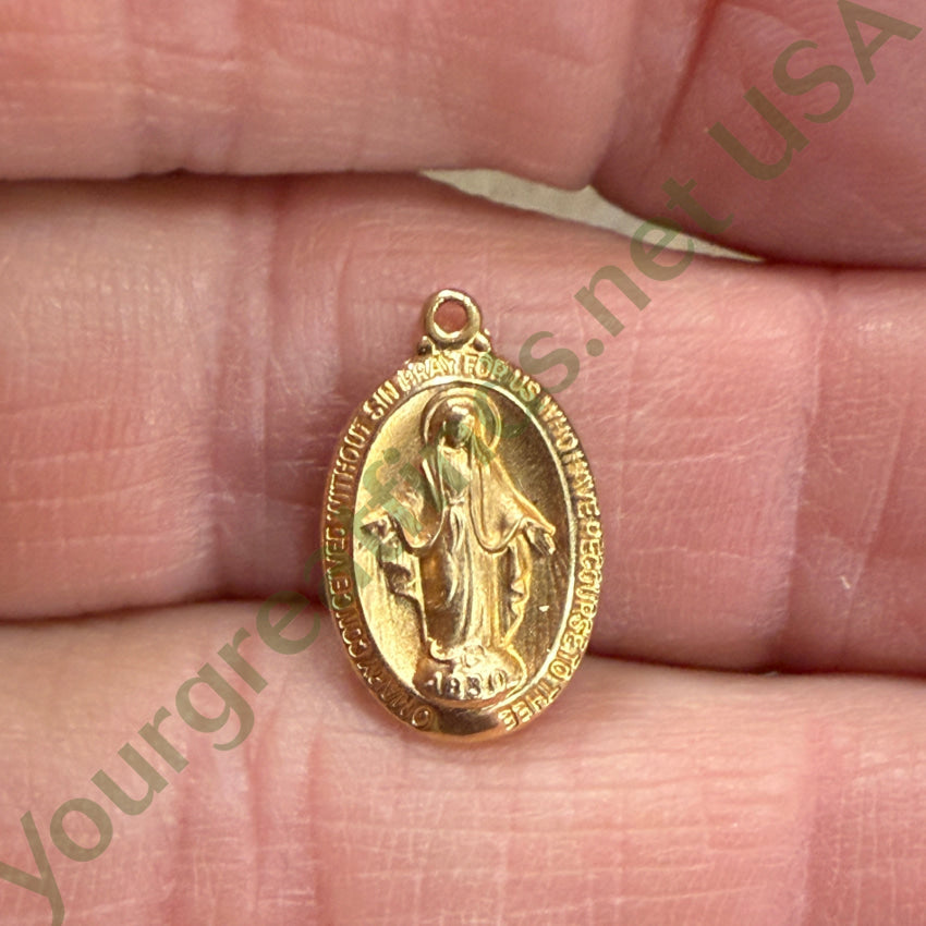Vintage 1/120 14k GF Sacred Mother Pendant pendant
