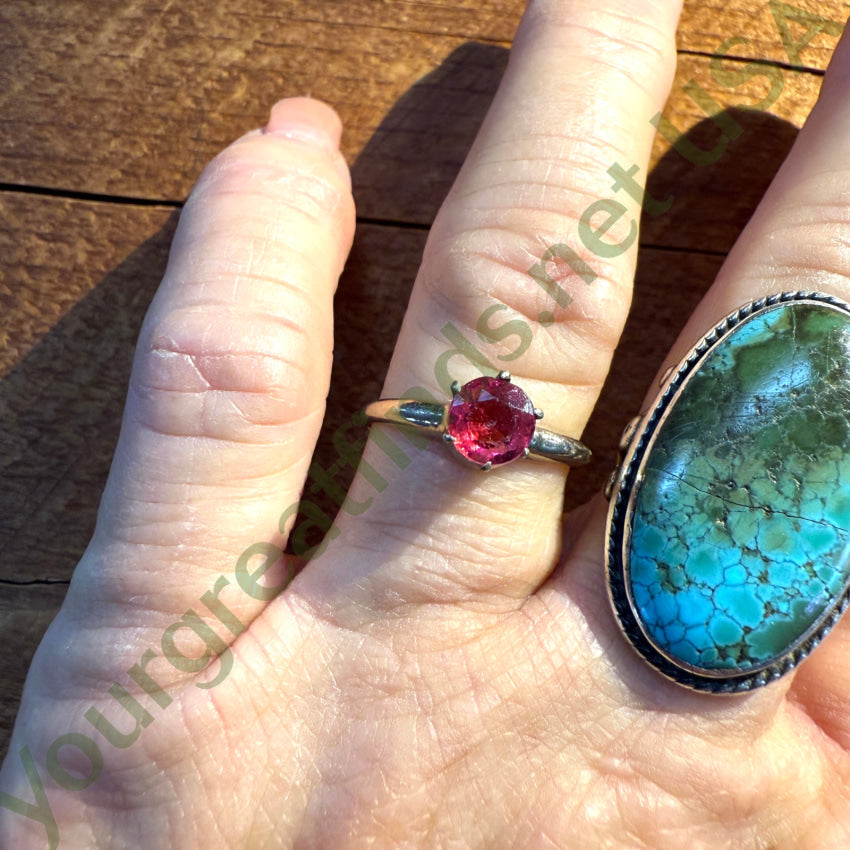 Vintage 1/30 gold 14k Gold Filled Solitaire Ring Size 8 ring