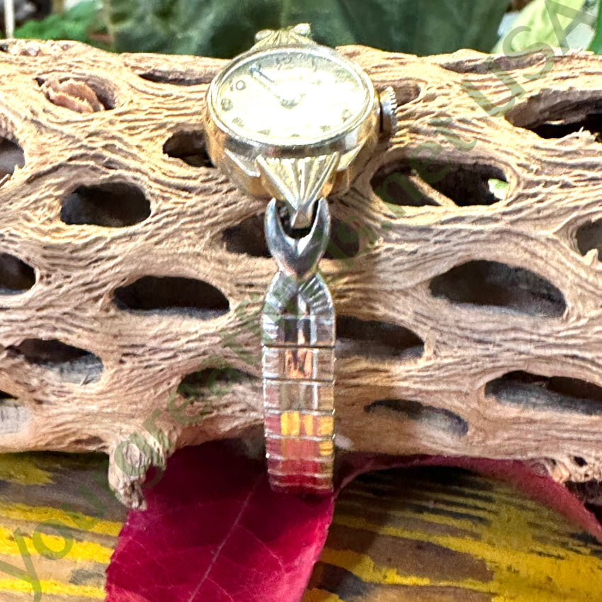 Vintage 10K Yellow Gold Filled Bulova Ladies Watch Non-Working