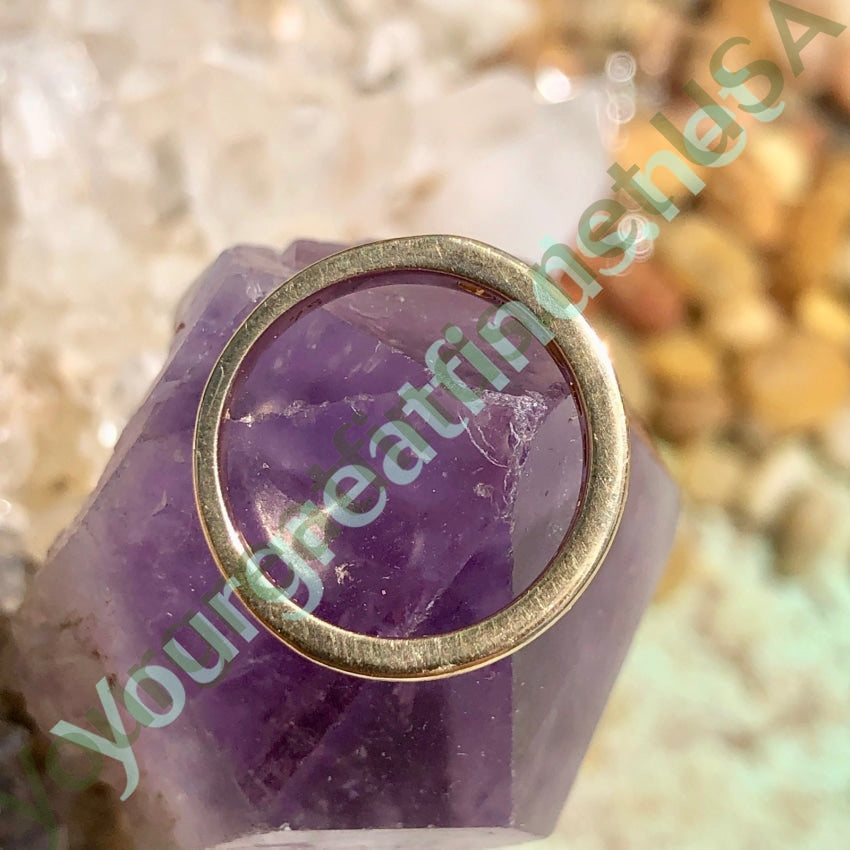 Vintage 14k Yellow Gold Ring with .75 Carats of Diamonds Size 5.5 Yourgreatfinds