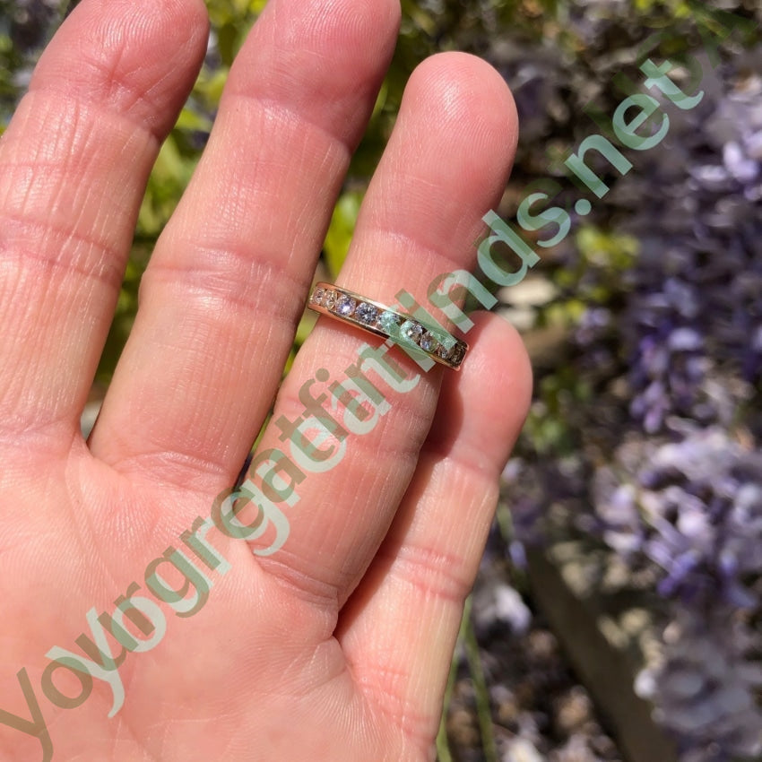 Vintage 14k Yellow Gold Ring with .75 Carats of Diamonds Size 5.5 Yourgreatfinds