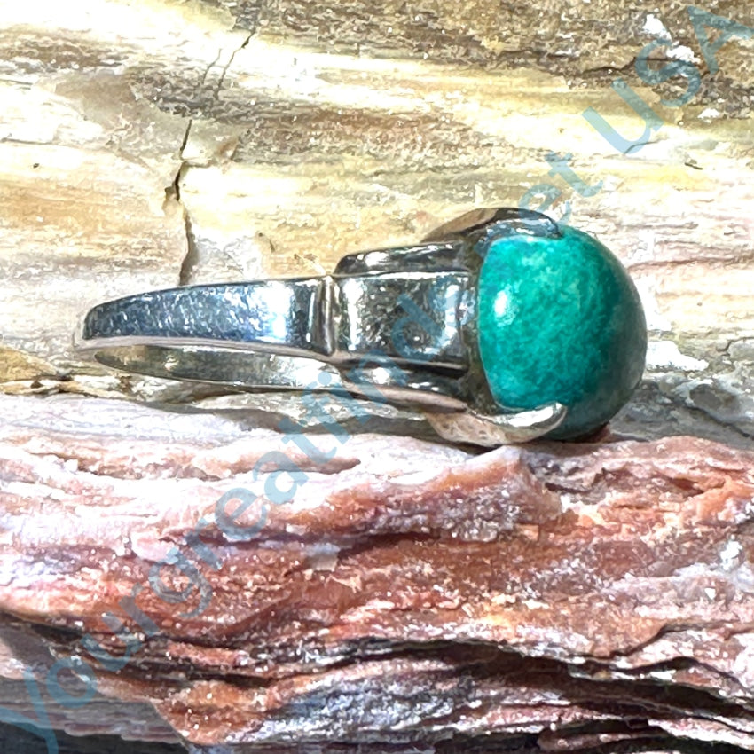 Vintage 1950 Sterling Silver Turquoise Ring