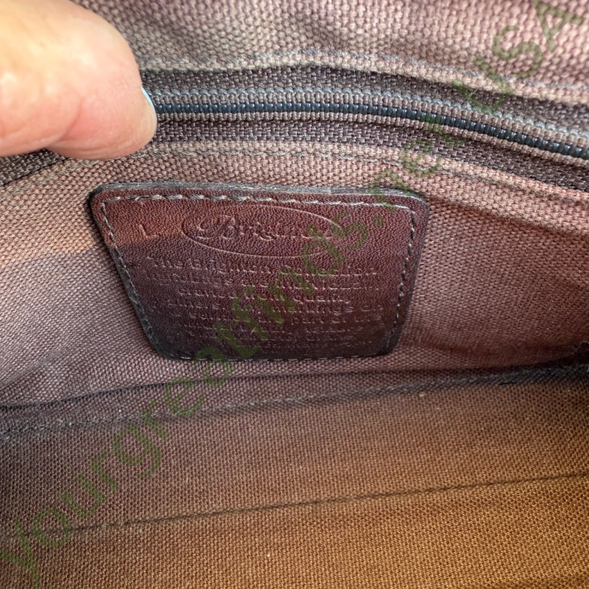 Vintage 1990s Brighton Crossbody Bag Brown Leather purse