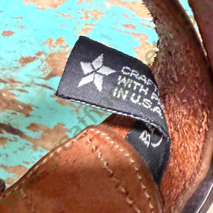 Vintage 1994 Brighton Brown Nubuck Leather Belt Belt