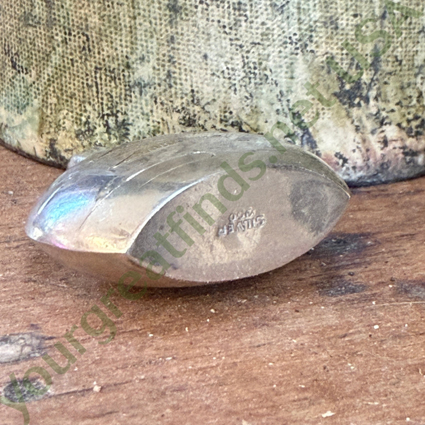 Vintage 950 Sterling Silver Hand Etched Mini Perfume Bottle mini perfum bottle