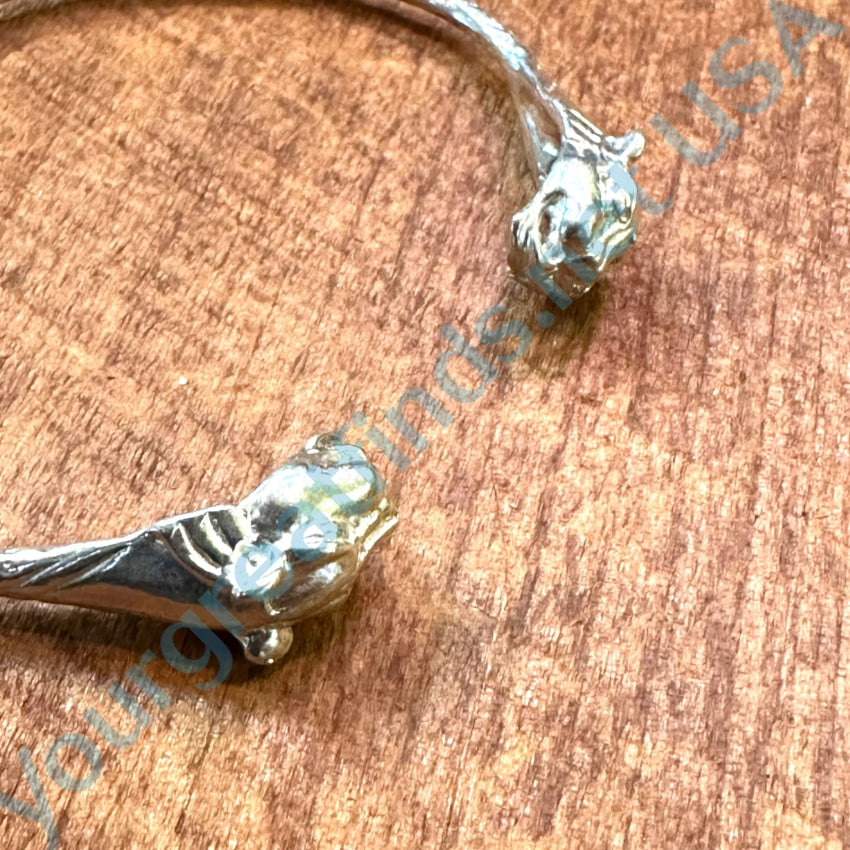 Vintage .999 Fine Silver Panther Bracelet