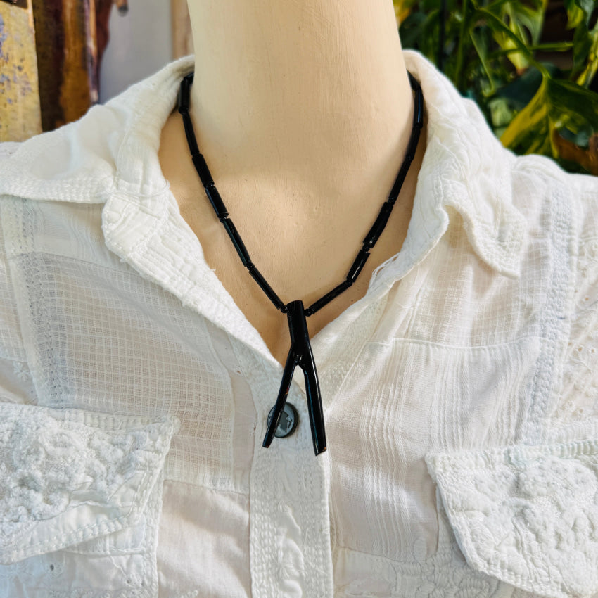 Vintage Black Branch Coral Necklace 28’’ Long (Copy) necklace