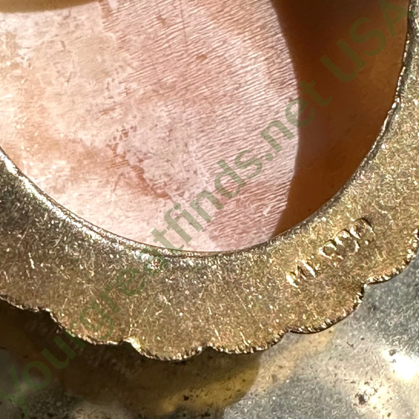 Vintage Carved Shell Cameo Pendant Brooch