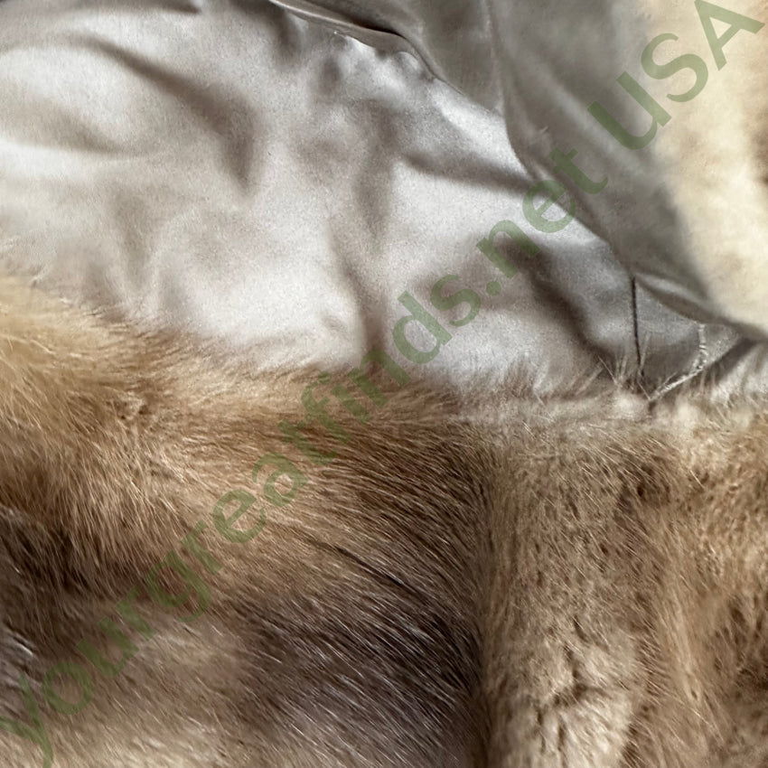 Vintage Champagne Mink Fur Stole